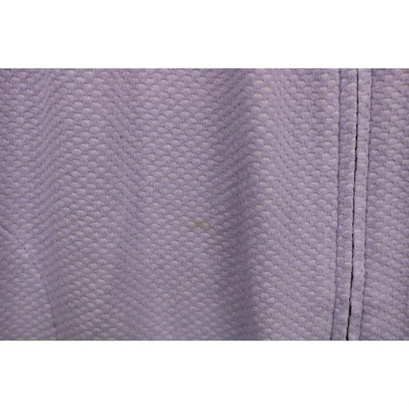 Pink K Women's Purple Full Zip Embroidered Pajama Gown-Medium-Pockets - Picture 5 of 11